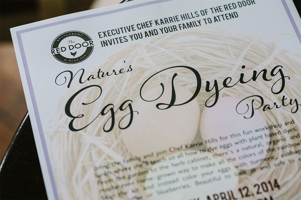 Graphic Design: Easter Event at the Red Door