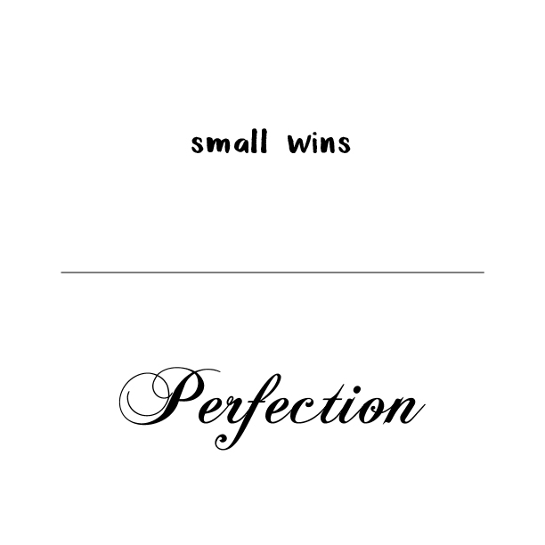 Small Wins inspiration graphic